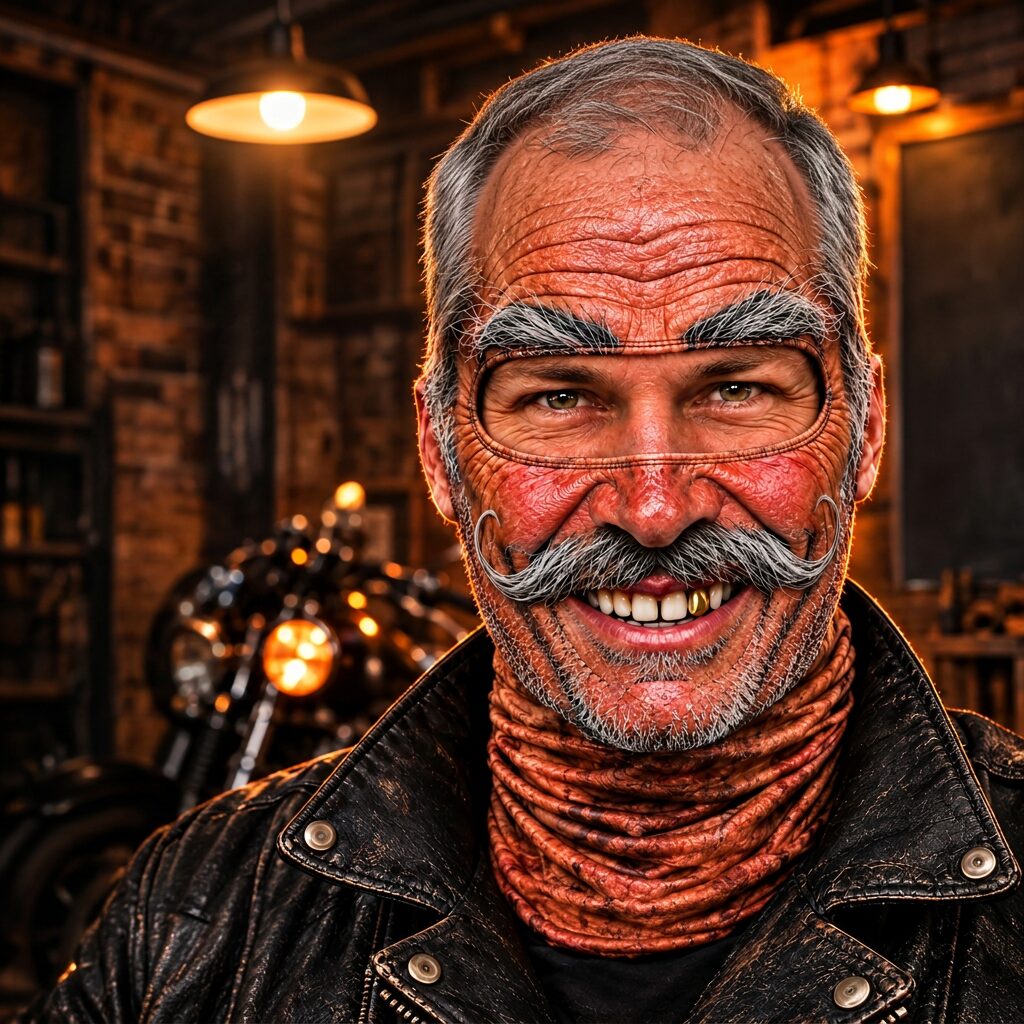 Rider wearing PappyFace